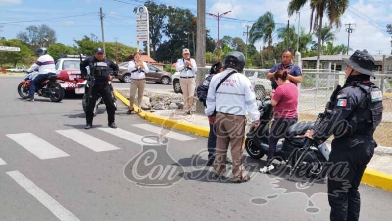 IMPLEMENTAN OPERATIVO CONTRA MOTOCICLISTAS