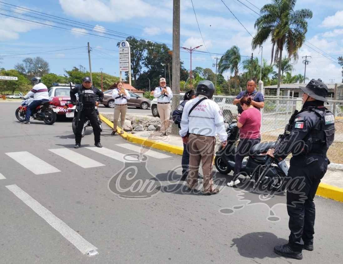 IMPLEMENTAN OPERATIVO CONTRA MOTOCICLISTAS