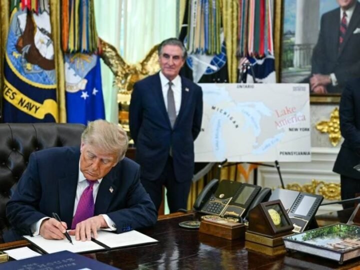 TRUMP FIRMA ORDEN PARA RENOMBRAR EL LAGO ONTARIO COMO “LAGO ESTADOS UNIDOS”