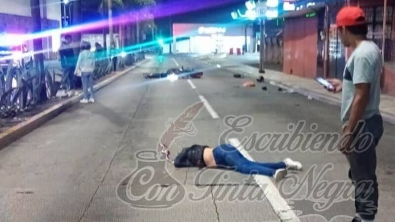 CONSTERNA MUERTE DE JOVEN POR ACCIDENTE DE MOTO