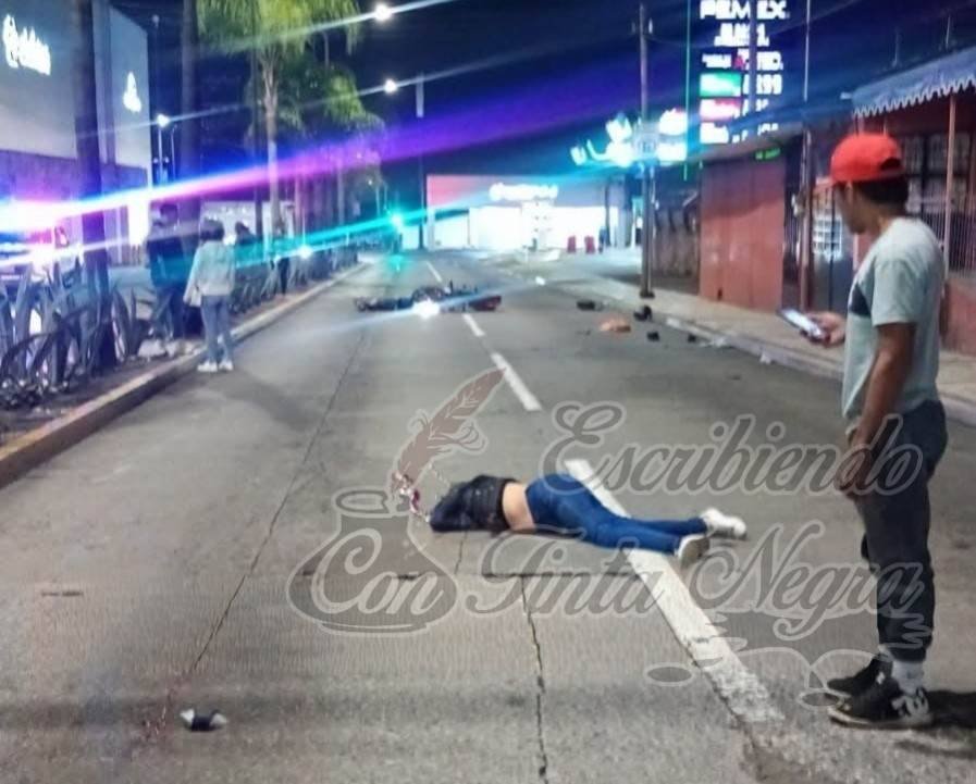CONSTERNA MUERTE DE JOVEN POR ACCIDENTE DE MOTO