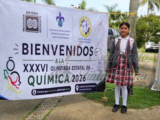 ALUMNA DE TELEBACHILLERATO DEJA EN ALTO EL NOMBRE DE COMAPA