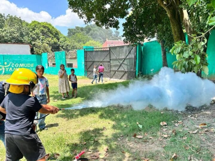 YANGA SE PREPARA PARA EL SEGUNDO SIMULACRO NACIONAL CON CAPACITACIÓN A NIÑOS