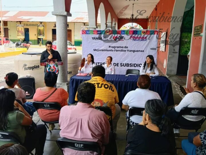 DIF YANGA ENTREGA TINACOS, CISTERNAS Y BOMBAS A FAMILIAS