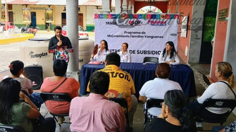DIF YANGA ENTREGA TINACOS, CISTERNAS Y BOMBAS A FAMILIAS