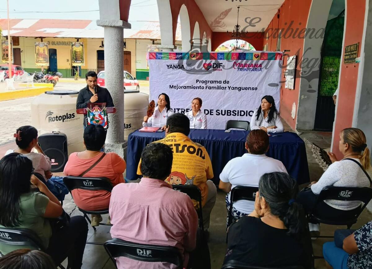 DIF YANGA ENTREGA TINACOS, CISTERNAS Y BOMBAS A FAMILIAS