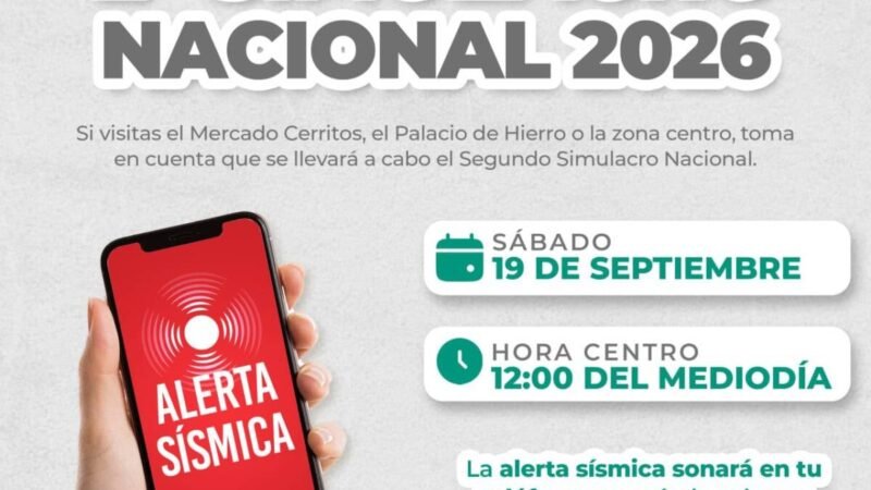 ORIZABA SE SUMA AL SEGUNDO SIMULACRO NACIONAL 2026