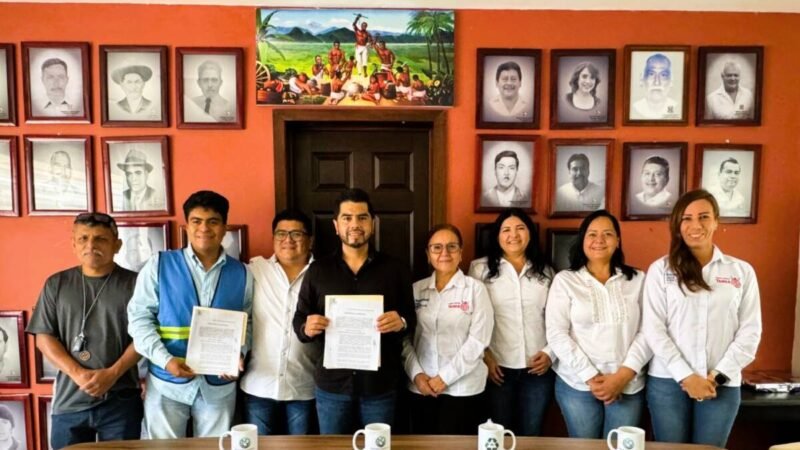 FIRMA AYUNTAMIENTO DE YANGA CONVENIO PARA MANEJO RESPONSABLE DE NEUMÁTICOS FUERA DE USO
