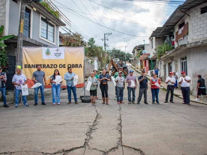 DAN BANDERAZO DE REHABILITACIÓN DE AVENIDA GALEANA