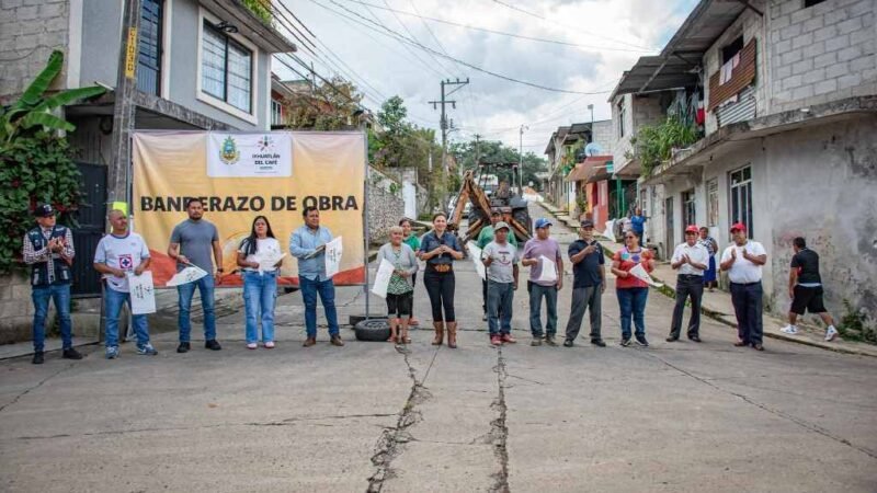 DAN BANDERAZO DE REHABILITACIÓN DE AVENIDA GALEANA