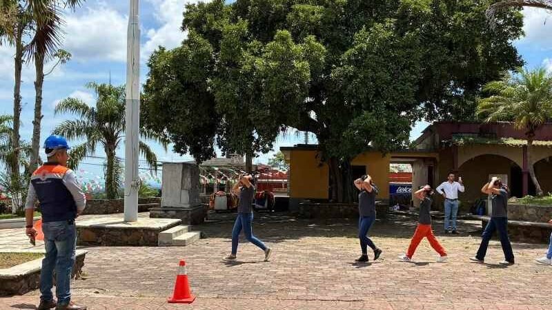 PARTICIPA ZENTLA EN MEGA SIMULACRO 2026