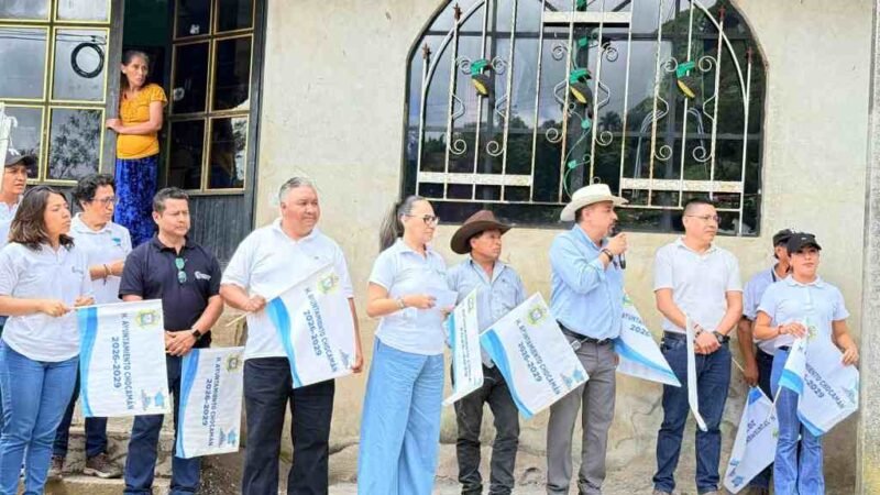 ALCALDESA DE CHOCAMÁN INICIA OBRA EN RINCÓN PINTOR