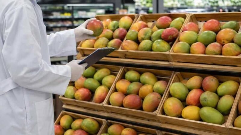 RETIRAN DEL MERCADO CAJAS DE MANGOS POR POSIBLE CONTAMINACIÓN CON SALMONELLA