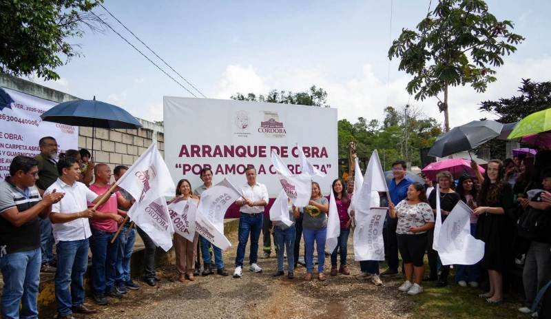 ALCALDE DE CÓRDOBA INICIA OBRAS EN AGUSTÍN MILLÁN Y SAN RAFAEL CALERÍA