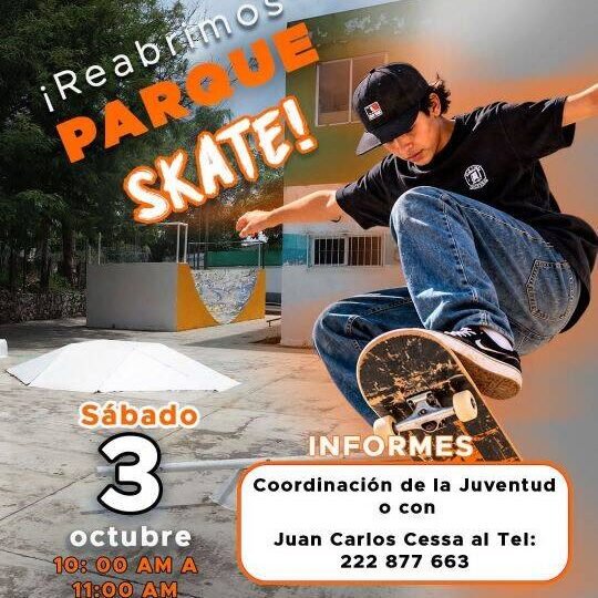 REINAUGURARÁN PARQUE SKATE DE FORTÍN