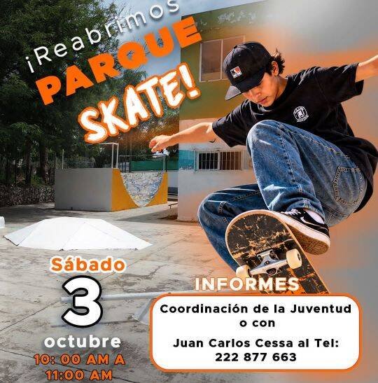 REINAUGURARÁN PARQUE SKATE DE FORTÍN
