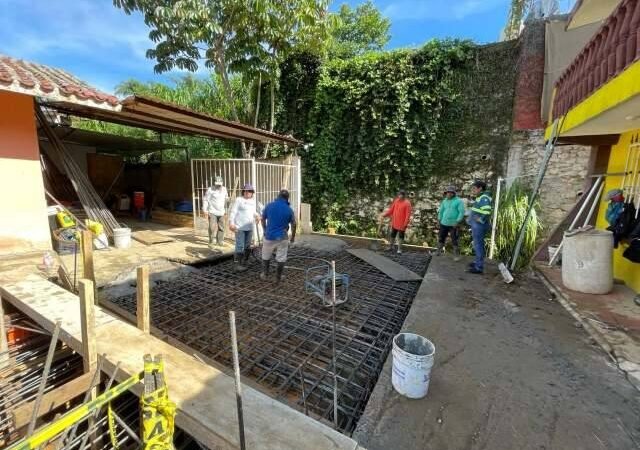 AVANZAN OBRAS DE PUENTE VEHICULAR Y CANAL PLUVIAL EN SANTA LETICIA