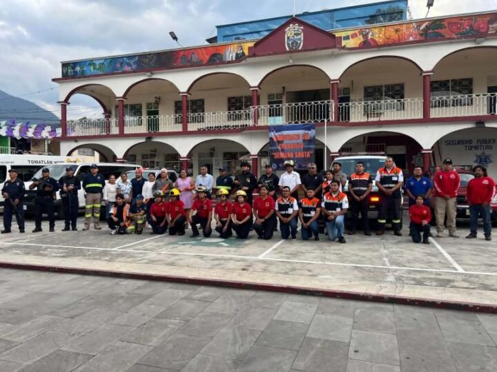 ALISTAN OPERATIVO DE SEGURIDAD Y PREVENCIÓN PARA FERIA DE TOMATLÁN