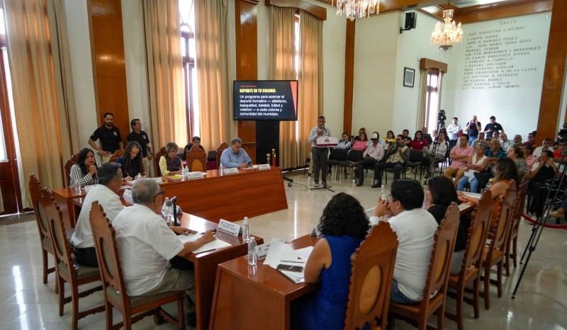 PRESENTAN PROPUESTAS DEPORTIVAS EN SESIÓN DE CABILDO ABIERTA