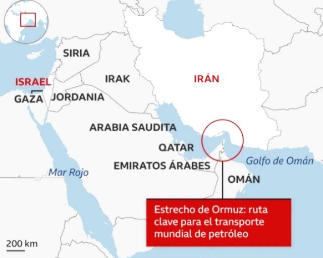 IRÁN CONTEMPLA LLEVAR LA GUERRA MÁS ALLÁ DEL ESTRECHO DE ORMUZ