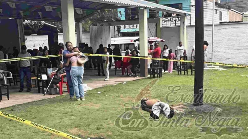 JOVENCITO CAE DE PALO ENCEBADO Y MUERE