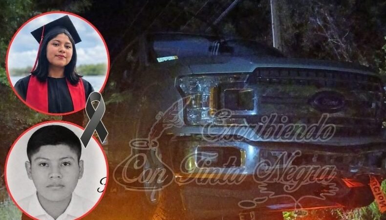 EBRIO CONDUCTOR EMBISTE A JÓVENES; AMBOS MURIERON
