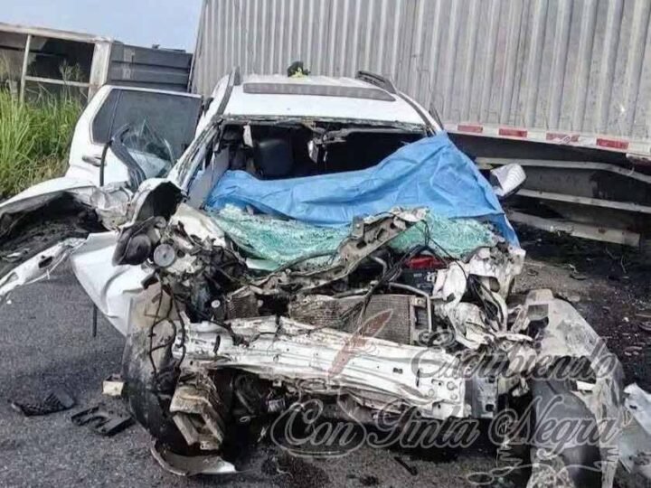 BRUTAL CHOQUE DEJA CUATRO MUERTOS; ENTRE ELLOS UN BEBÉ