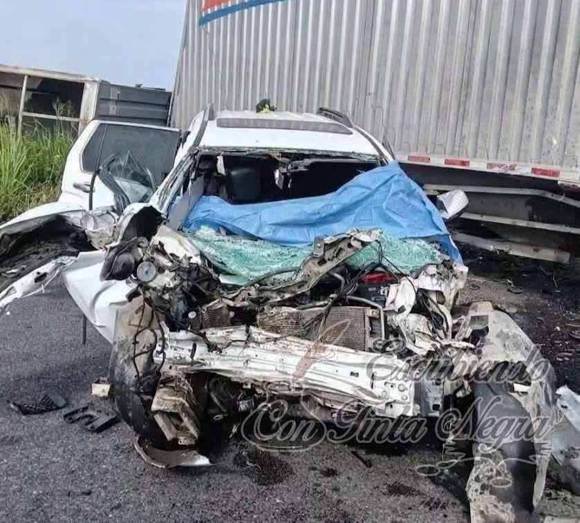 BRUTAL CHOQUE DEJA CUATRO MUERTOS; ENTRE ELLOS UN BEBÉ
