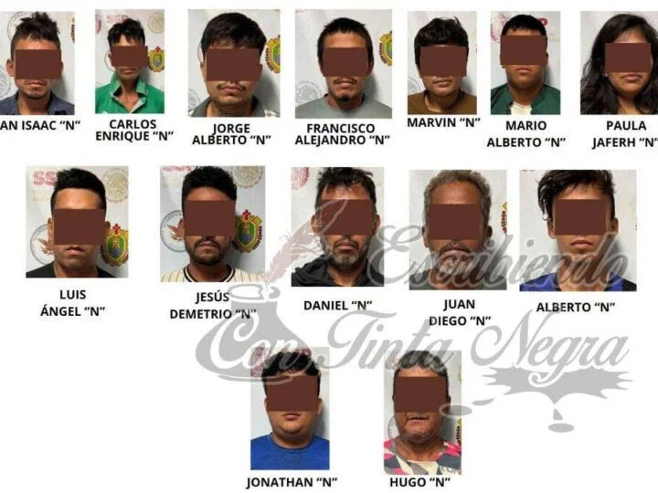 DESARTICULAN GRUPO DEL CRIMEN ORGANIZADO; DETIENEN A 15