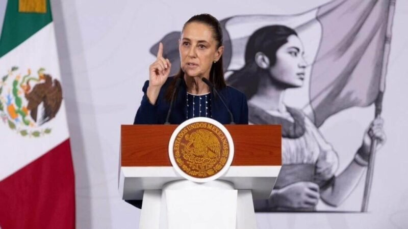 SHEINBAUM PIDE A EU COMBATIR AL NARCO EN SU TERRITORIO Y ‘NO SOLO ESTAR MENCIONANDO A MÉXICO’