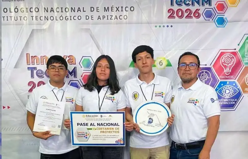 TEC DE HUATUSCO, OBTIENE PASE A ETAPA NACIONAL DE INNOVAREC