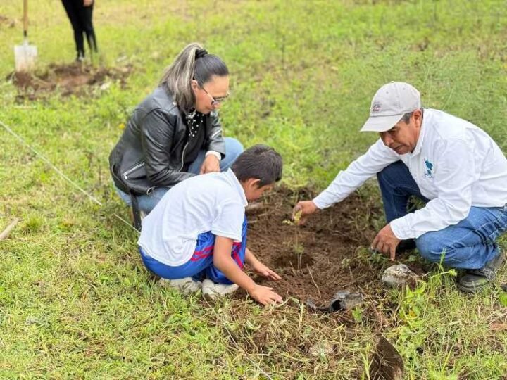 EMPRENDEN JORNADA DE REFORESTACIÓN EN CHOCAMÁN