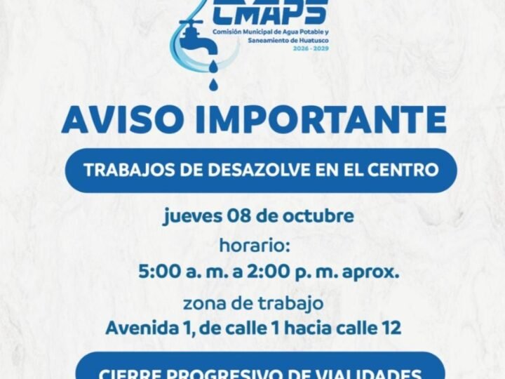 ANUNCIAN CIERRE DE VIALIDADES EN HUATUSCO