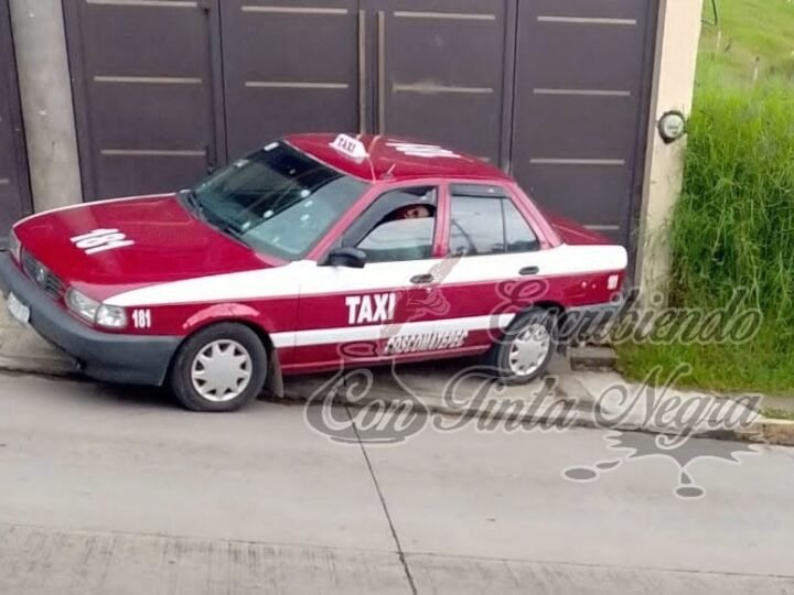 EJECUTAN A TAXISTA DE COSCOMATEPEC