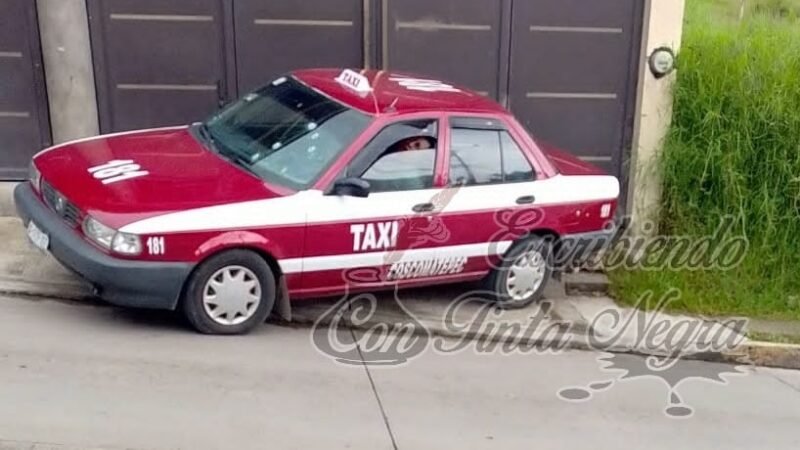 EJECUTAN A TAXISTA DE COSCOMATEPEC