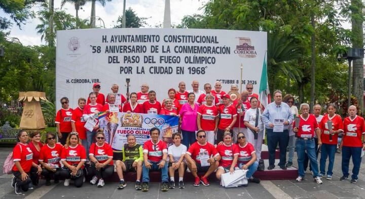 CÓRDOBA CONMEMORA PASO DE LA FLAMA OLÍMPICA