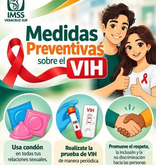 INFORMA IMSS SOBRE ESTRATEGIAS PARA PREVENIR EL VIH