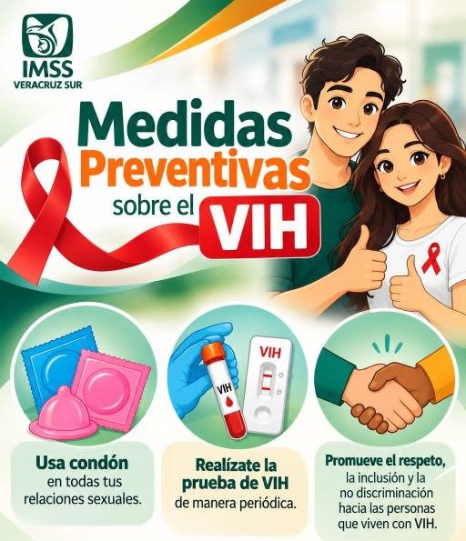 INFORMA IMSS SOBRE ESTRATEGIAS PARA PREVENIR EL VIH