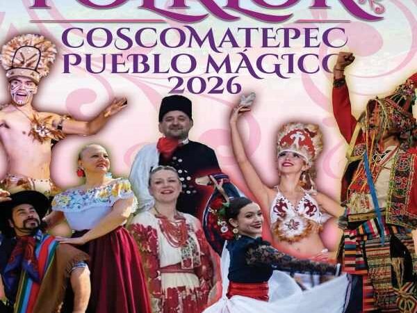 LLEGA QUINTO FESTIVAL INTERNACIONAL DE FOLKLOR A COSCOMATEPEC