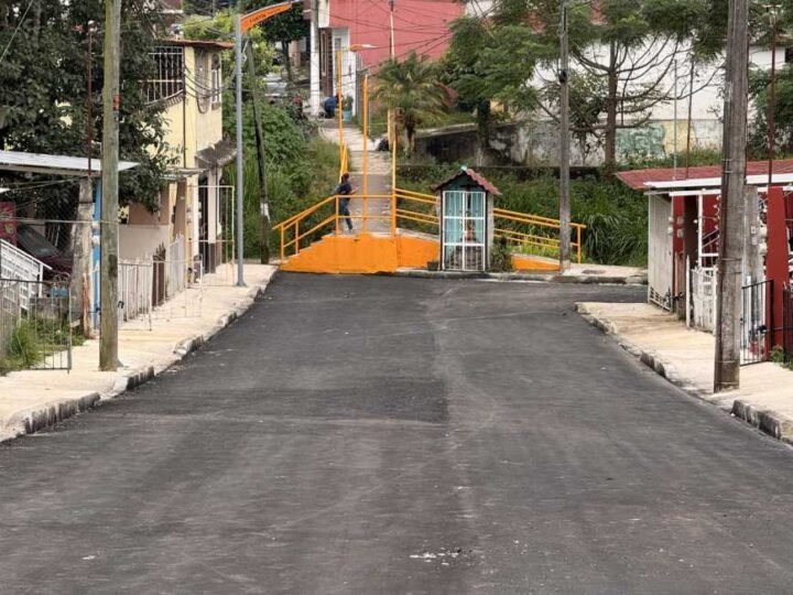 PAVIMENTACIÓN EN SAN MARCIAL; AL 95 POR CIENTO