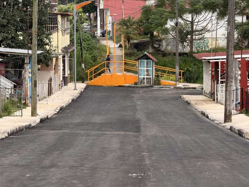 PAVIMENTACIÓN EN SAN MARCIAL; AL 95 POR CIENTO