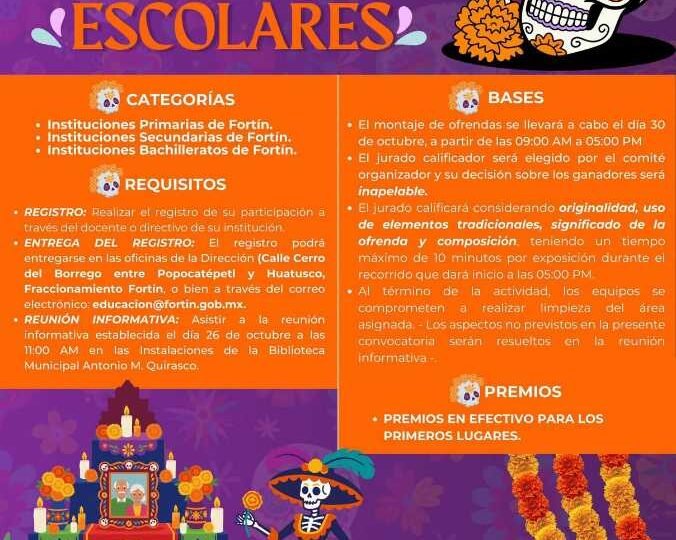 FORTÍN CONVOCA AL PRIMER CONCURSO DE ALTARES ESCOLARES 2026