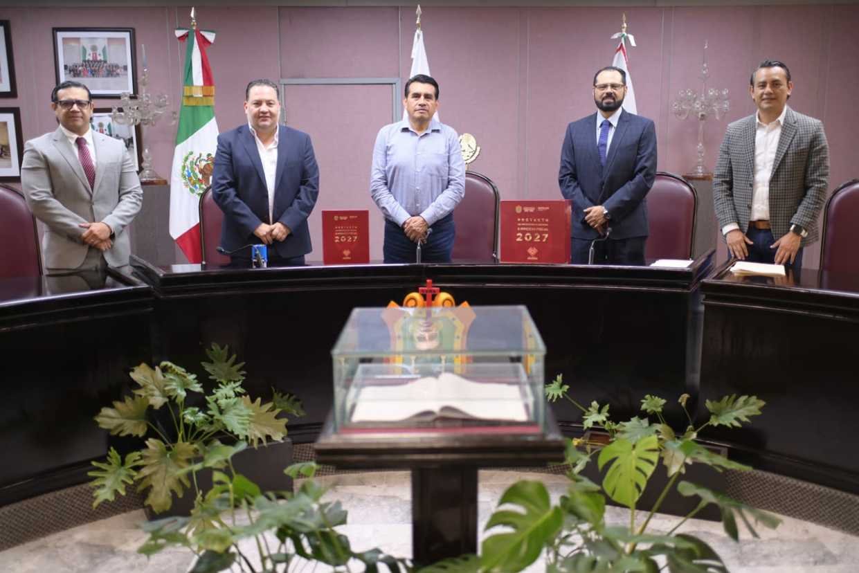 RECIBE CONGRESO PRESUPUESTO DE EGRESOS 2027