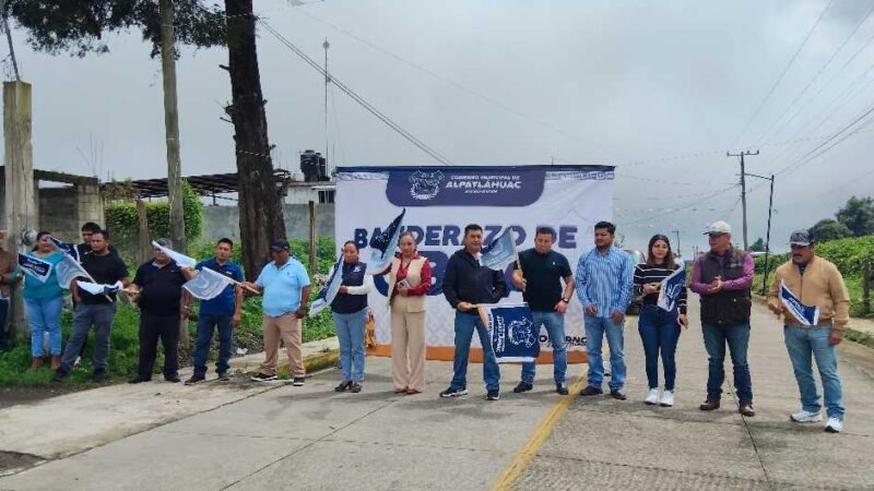 ALCALDE DE ALPATLÁHUAC PONE EN MARCHA REHABILITACIÓN DE RED DE ALUMBRADO PÚBLICO EN TLAMAMATLA