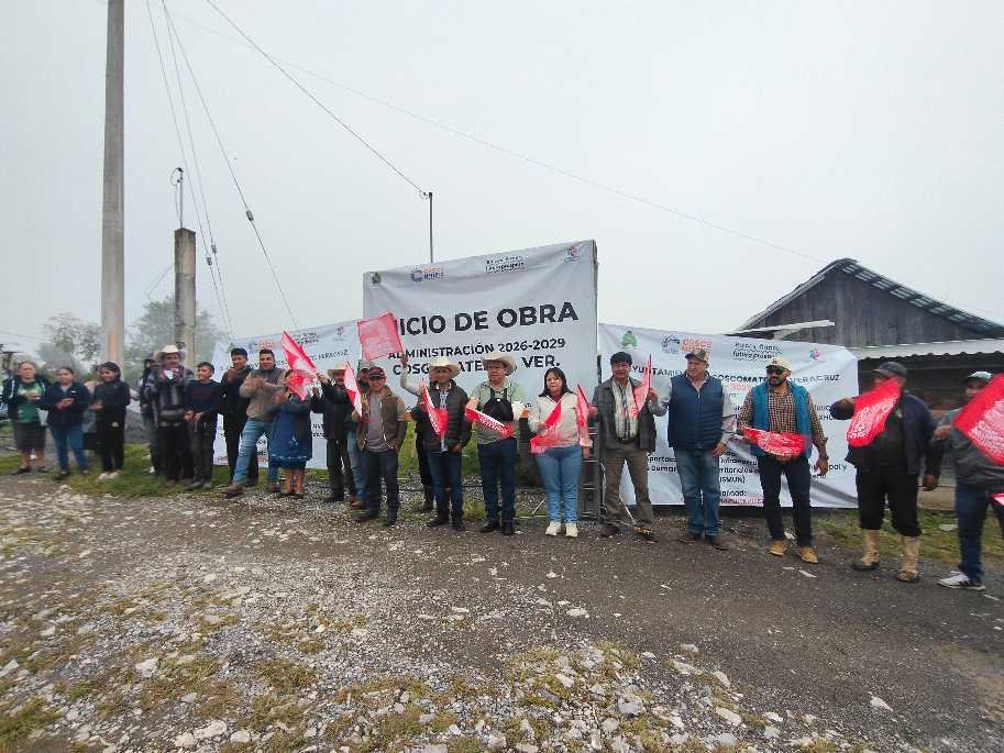 ALCALDE DE COSCOMATEPEC PONE EN MARCHA DOS OBRAS EN MAPULIXHUATLA