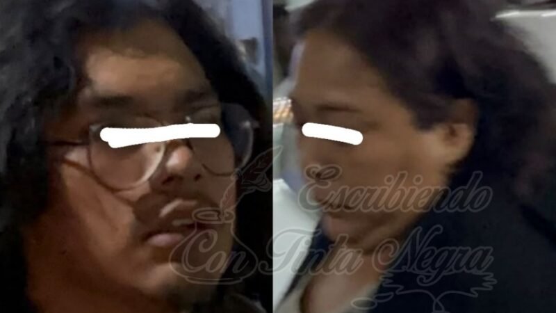 DETIENEN A PAREJA POR ROBO EN COSCOMATEPEC