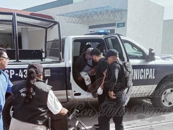 SE ACCIDENTA MOTOCICLISTA DE ALPATLÁHUAC
