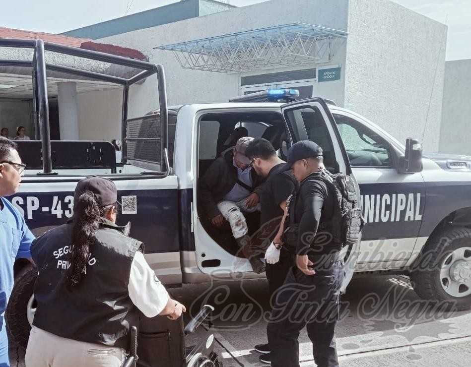 SE ACCIDENTA MOTOCICLISTA DE ALPATLÁHUAC