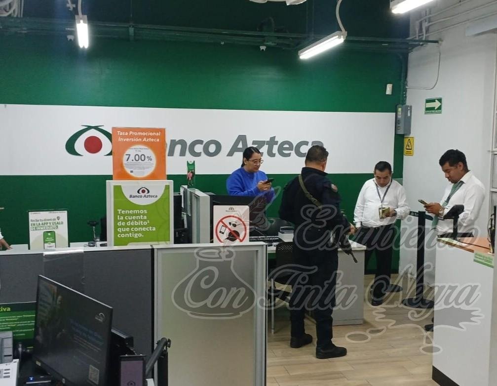 FRUSTRAN ASALTO A TIENDA ELEKTRA DE HUATUSCO; DETIENEN A UNO