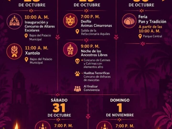 “ÁNIMAS LIBRES: RAÍZ Y TRADICIÓN”; PREPARAN FIESTA DE LOS MUERTOS EN YANGA